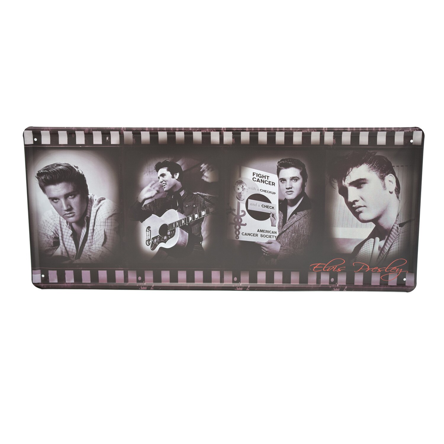 Tablou metalic Elvis D31, 20X46 cm