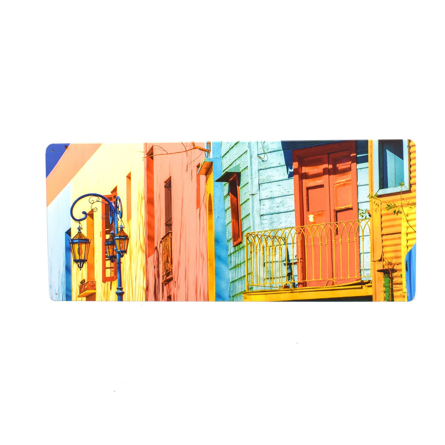 Tablou metalic Color House D31, 20x46 cm