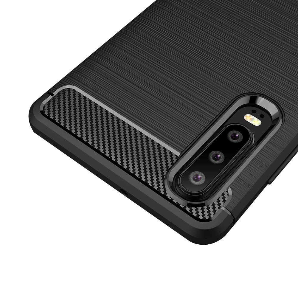Husa pentru Huawei P30 tpu carbon black