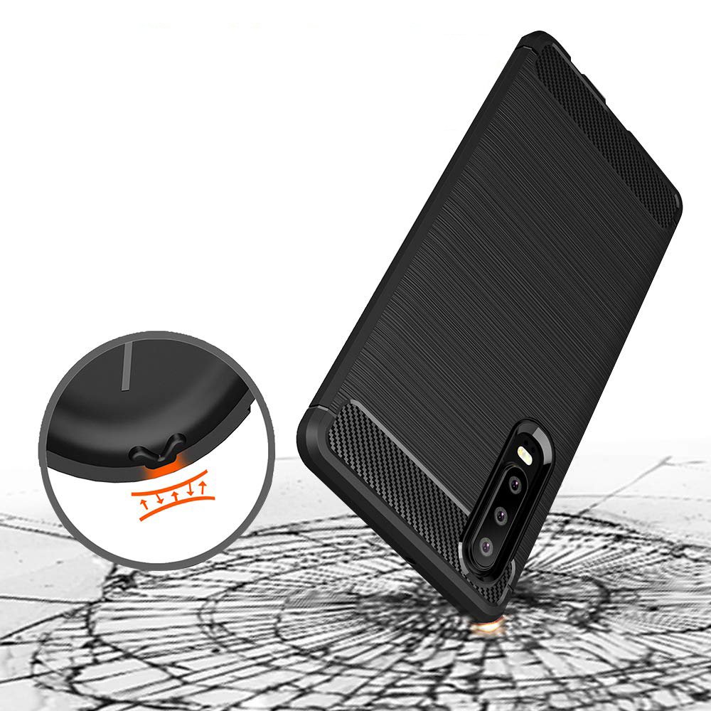 Husa pentru Huawei P30 tpu carbon black