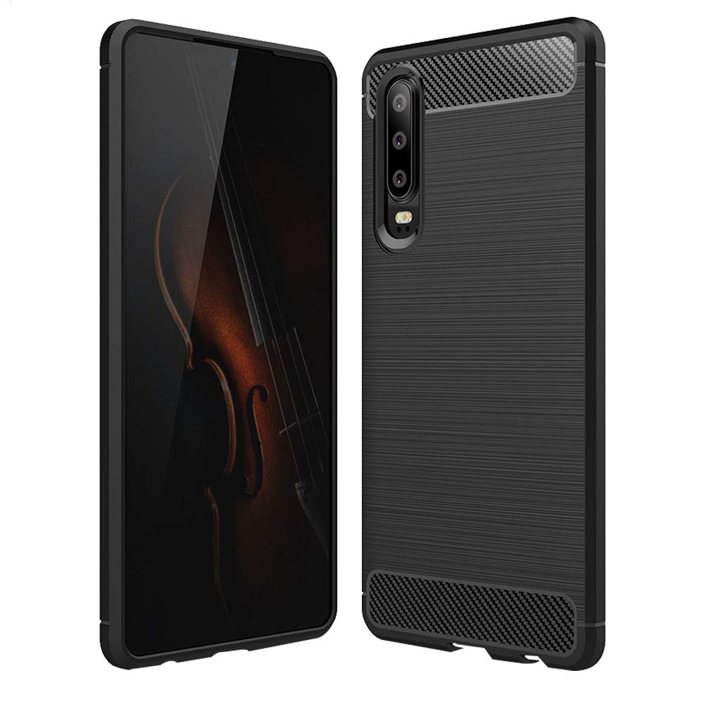 Husa pentru Huawei P30 tpu carbon black