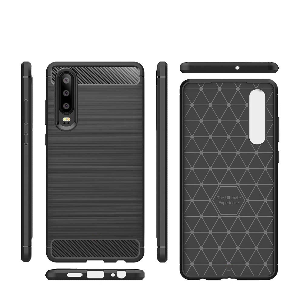 Husa pentru Huawei P30 tpu carbon black