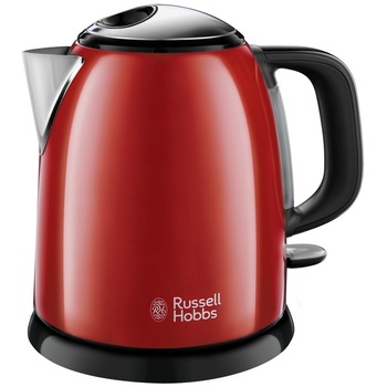 Fierbator Russell Hobbs Colours Plus+ Flame Red 24992-70, Design compact, 2400 W, utilizare redentiala, capacitate 1l, Fierbere rapida, Inox, Rosu Fierbator Russell Hobbs Colours Plus+ Flame Red 24992-70, Design compact, 2400 W, utilizare redentiala, capacitate 1l, Fierbere rapida, Inox, Rosu