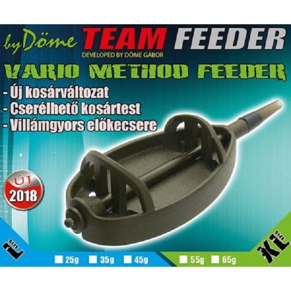 Plumbi,By Dome TEAM FEEDER Momitor Method Feeder Vario L 45 g