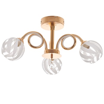 Lustra EL 1741/3 GD, Aur Lustra EL 1741/3 GD, Aur