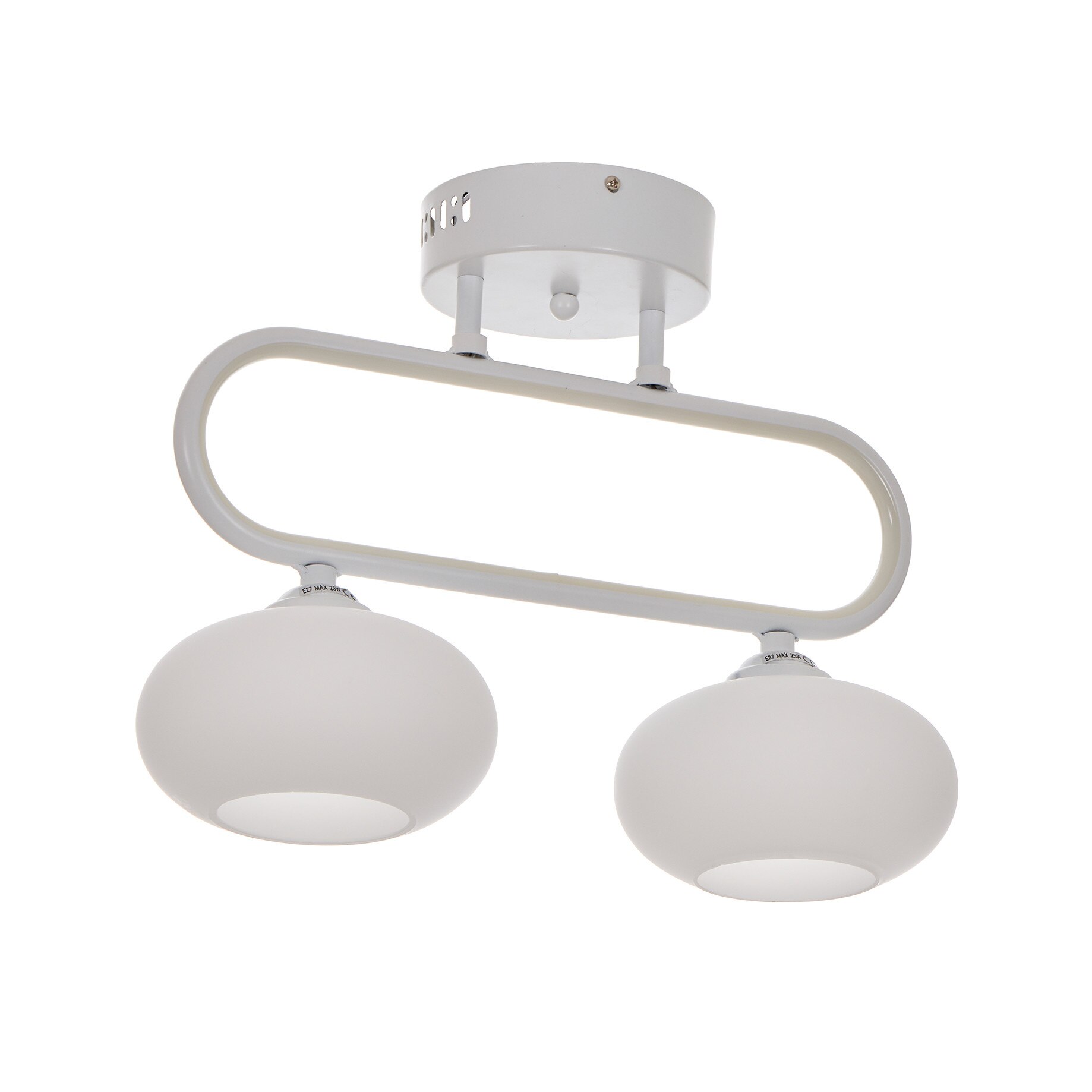 Lustra EL 1740/2 WH, Alb