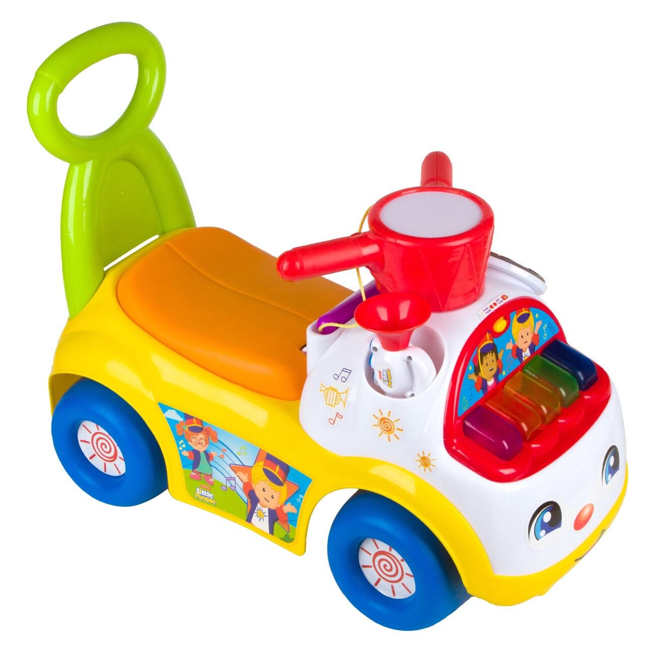 Premergator pentru bebelusi,Little People,cu sunete, 52x26x40 cm, multicolor