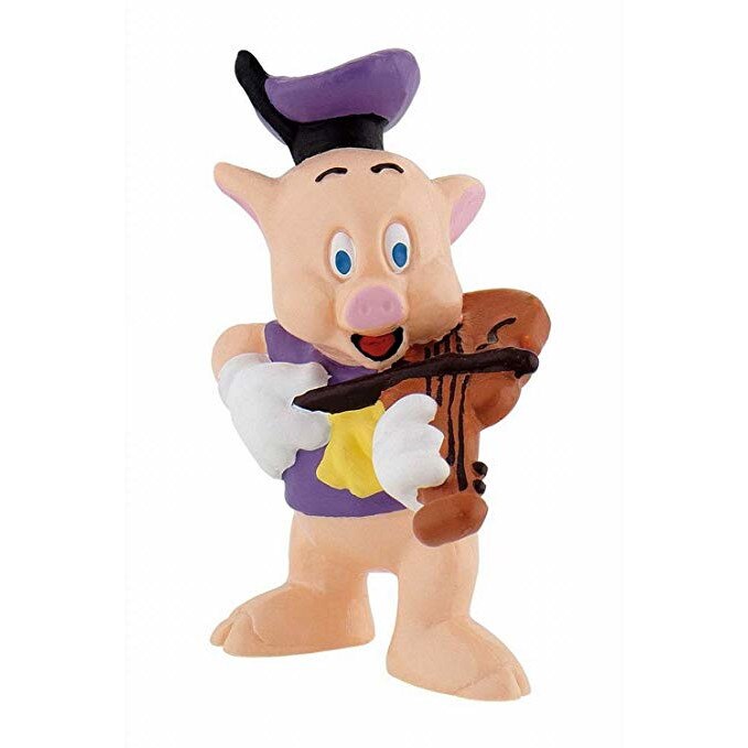 Figurina iMKⓇ Little Pigs Violonist, 6 cm, multicolor, MGC