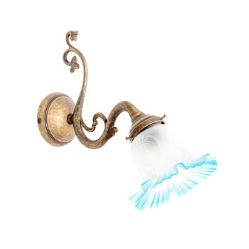 Aplica de Perete 1 Bec Poli , Vintage / Retro , Alama , Culoare Bronz Antichizat Br-090 Abj-007 Aplica de Perete 1 Bec Poli , Vintage / Retro , Alama , Culoare Bronz Antichizat Br-090 Abj-007