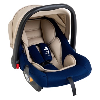 Cos auto Juju Baby Boo, 0-13 kg, Bej/Bleumarin Cos auto Juju Baby Boo, 0-13 kg, Bej/Bleumarin