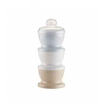 Recipient 3 compartimente lapte praf/ mancarica Baby Blue Recipient 3 compartimente lapte praf/ mancarica Baby Blue