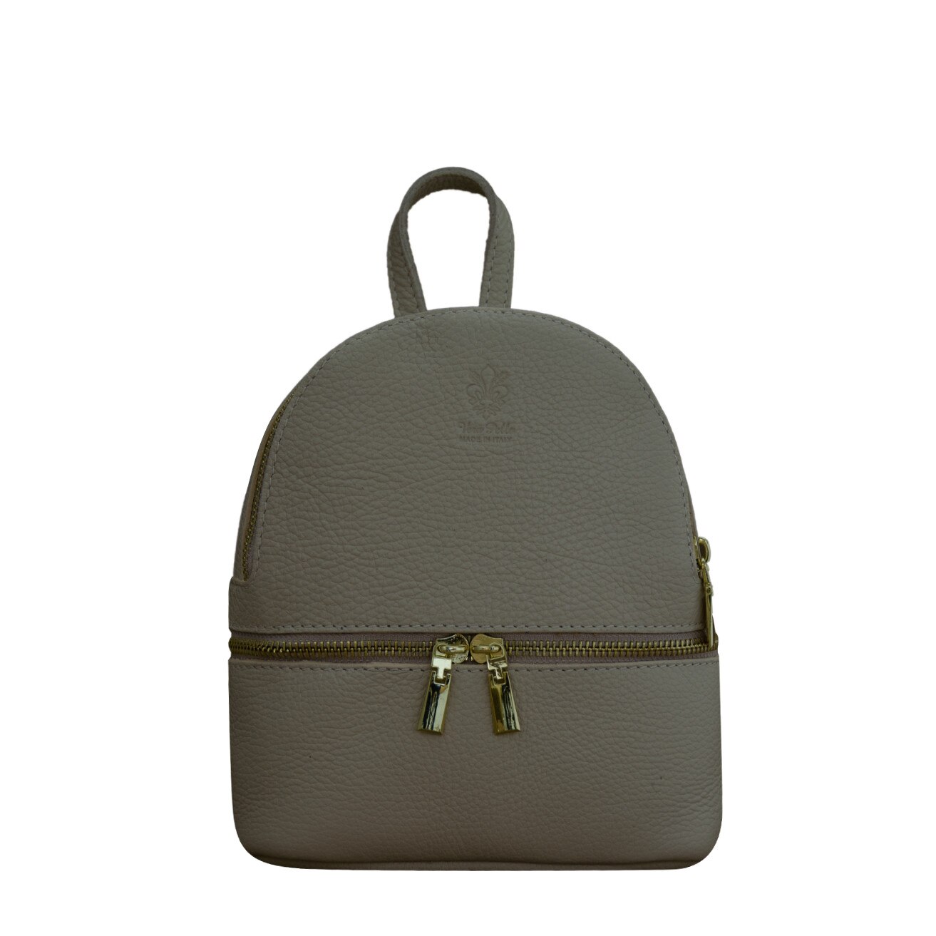 Rucsac de dama din piele naturala Eva Bags, Anda bej