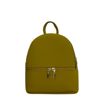 Rucsac de dama din piele naturala Eva Bags, Anda galben Rucsac de dama din piele naturala Eva Bags, Anda galben