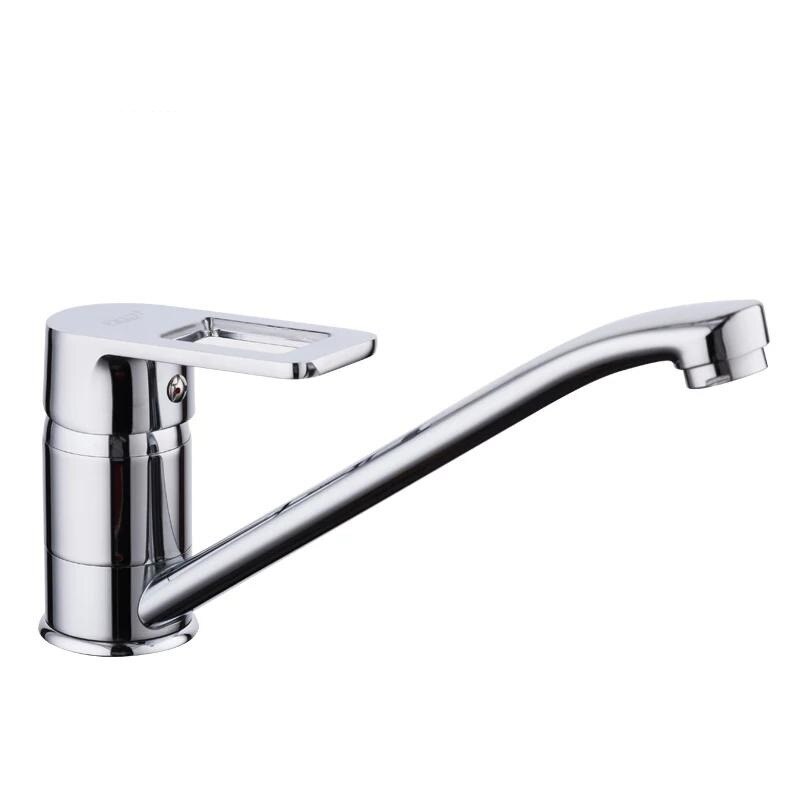 Baterie bucatarie pipa lunga crom lucios TRENDY S