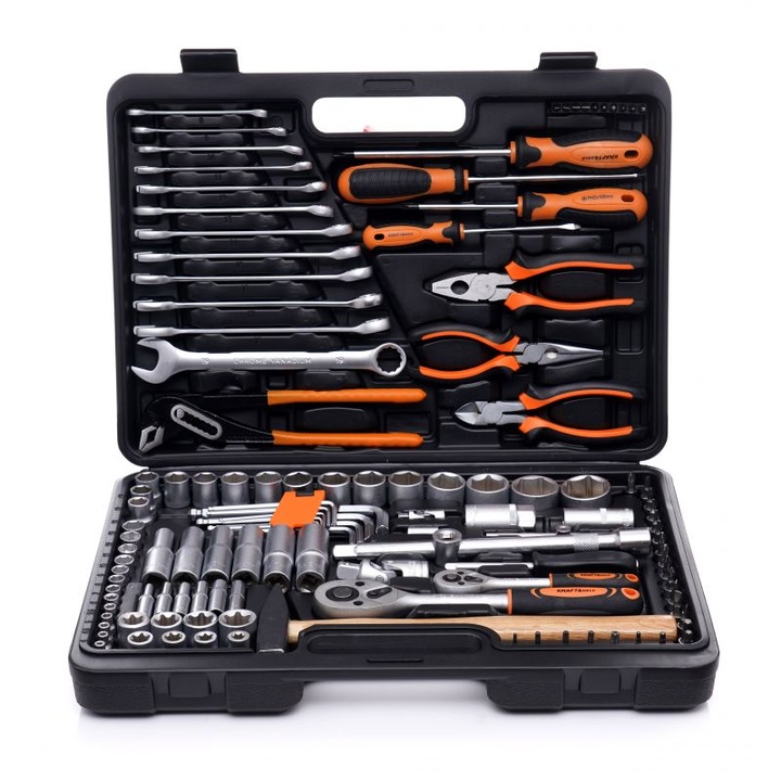 Trusa Scule Tubulare, Imbus, Patenti, Chei 222 PIESE KraftDele KD309