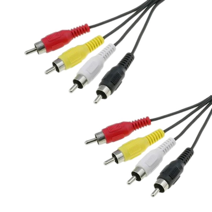 Аудио видео кабел 4xRCA чинчове Royal CABLE-4RCA/300, 3 метра
