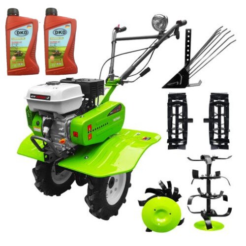 Pachet motosapa Weima WM 900 cu motor de 7 CP, benzina, freze cu latime 80-100 cm,roti cauciuc, roti metal, plug cartofi + CADOU 1L Ulei motor + 1l ulei transmisie