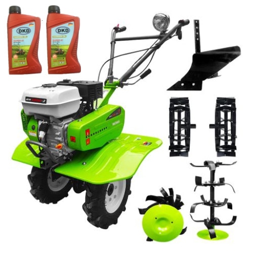 Pachet motosapa Weima WM 900 cu motor de 7 CP, benzina, freze cu latime 80-100 cm,roti cauciuc, roti metal, plug arat + CADOU 1L Ulei motor + 1l ulei transmisie