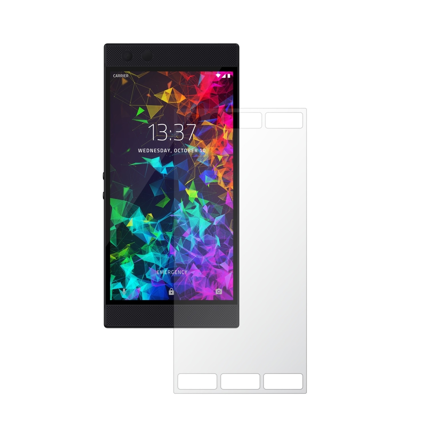 Folie Protectie Ecran Invisible Skinz UHD AutoRegeneranta pentru Razer Phone 2 - Folie Siliconica Ultra-Clear cu Acoperire Totala, Edge to Edge Full Display Cover, Adeziva si Foarte Flexibila