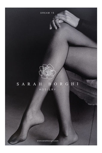 Dres fin, rezistent, mat, Sarah Borghi, Dream 15, Negru