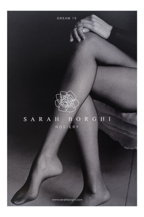 Dres fin, rezistent, mat, Sarah Borghi, Dream 15, Negru