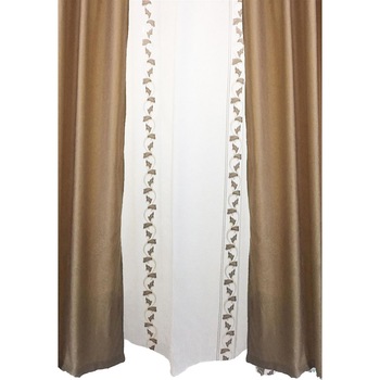 Set doua draperii si perdea Chocolate Cream by Liz Line-SDP17 Set doua draperii si perdea Chocolate Cream by Liz Line-SDP17