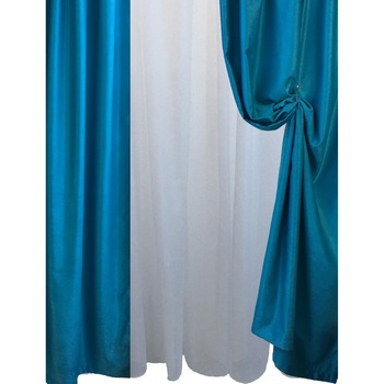 Set doua draperii si perdea Shiny Topaz by Liz Line-SDP6 Set doua draperii si perdea Shiny Topaz by Liz Line-SDP6