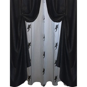 Set doua draperii si perdea Dark Night by Liz Line - SDP4 Set doua draperii si perdea Dark Night by Liz Line - SDP4