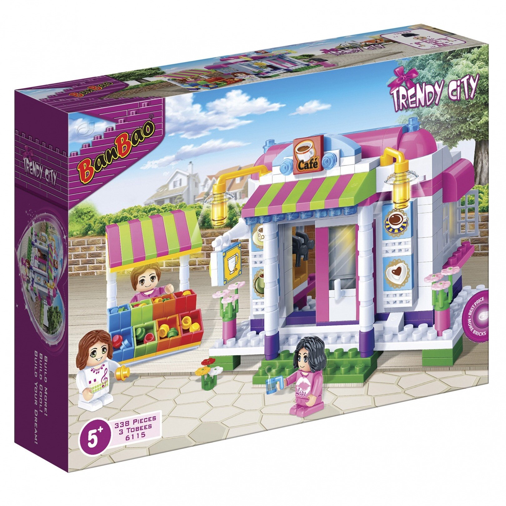 Set constructie Cafeneaua fetelor Trendy City 6115 BanBao