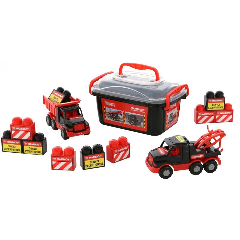 Set Wader 12 elemente cu 2 masinute