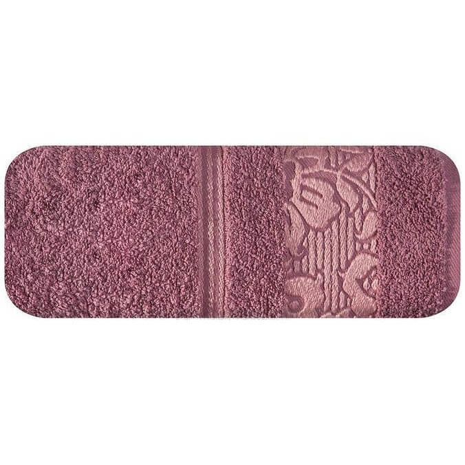 Prosop Eurofirany Sylwia, 70x140 cm, Bumbac, Roz