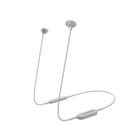 Casti Bluetooth in ear Panasonic RP-NJ310BE-W, sunet dinamic, bas amplificat si puternic XBS, telecomanda subtire cu microfon, autonomie 6h, incarcare rapida, alb