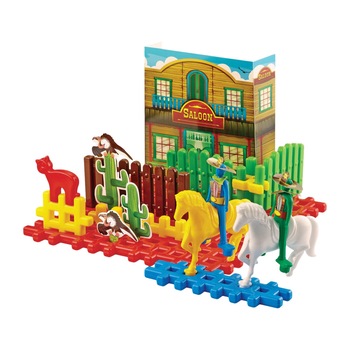Set constructii vafe 16 piese Wild West Set constructii vafe 16 piese Wild West