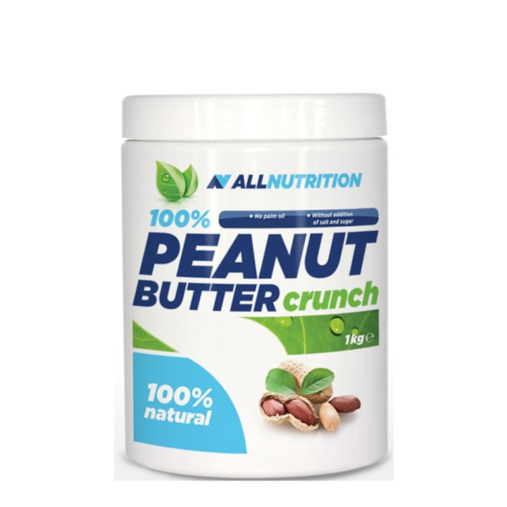 Unt de arahide ALLNUTRITION 100% Peanut Butter 1 kg