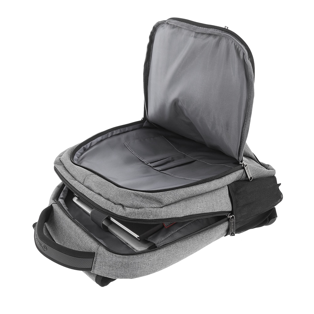 Rucsac laptop Tellur Companion, cu port USB, 15.6", Gri