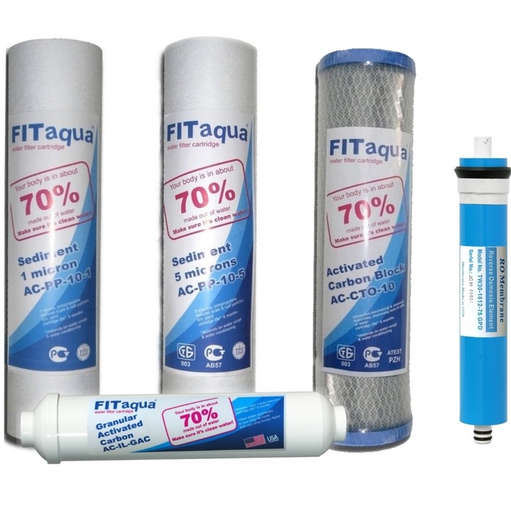 Pachet Fitaqua 4 filtre apa + Membrana osmotica