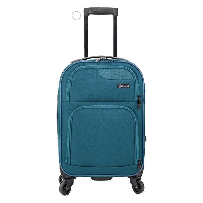 Troler Cabina, Poliester, 4 Roti BENZI, BZ 5381 - 55 cm, Turcoaz