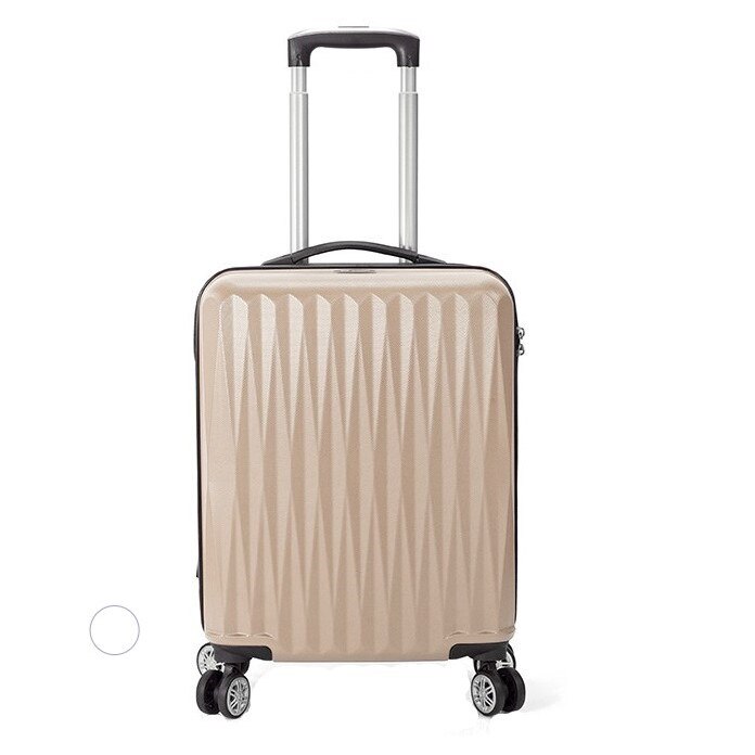 Troler Cabina, cu Cifru, 4 Roti Duble, BENZI, BZ 5356 - 55 cm, Auriu