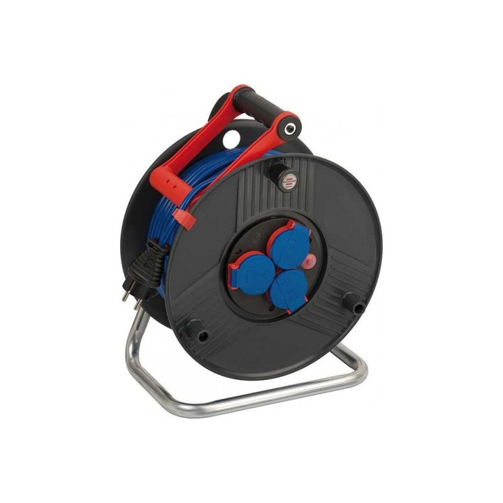Удължител, Тип макара, Garant IP44, Brennenstuhl, 50m ATN05V3V3F 3G1,5