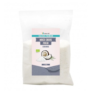 Fulgi de cocos eco 100g, Nature 4 Life Fulgi de cocos eco 100g, Nature 4 Life