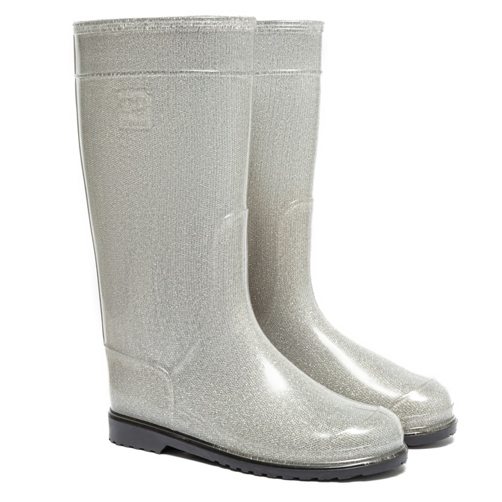 Oldcom gumicsizma, VELENCE, Ezüstszín