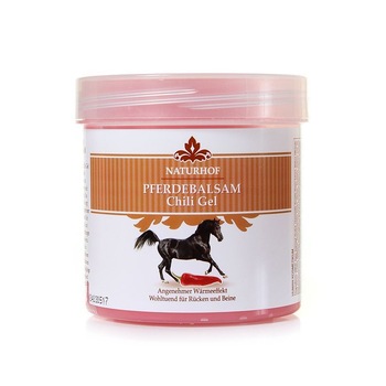 Gel-balsam NATURHOF antireumatic puterea calului cu ardei iute 250 ml Gel-balsam NATURHOF antireumatic puterea calului cu ardei iute 250 ml