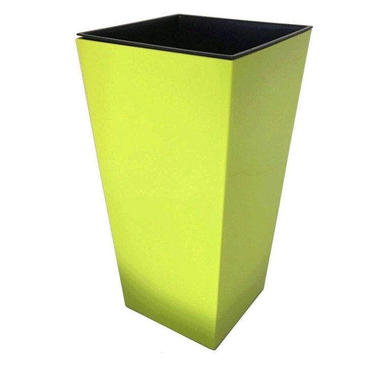 Strend Pro Limeta Virágcserép, 190 x 190 x 360 mm, Zöld