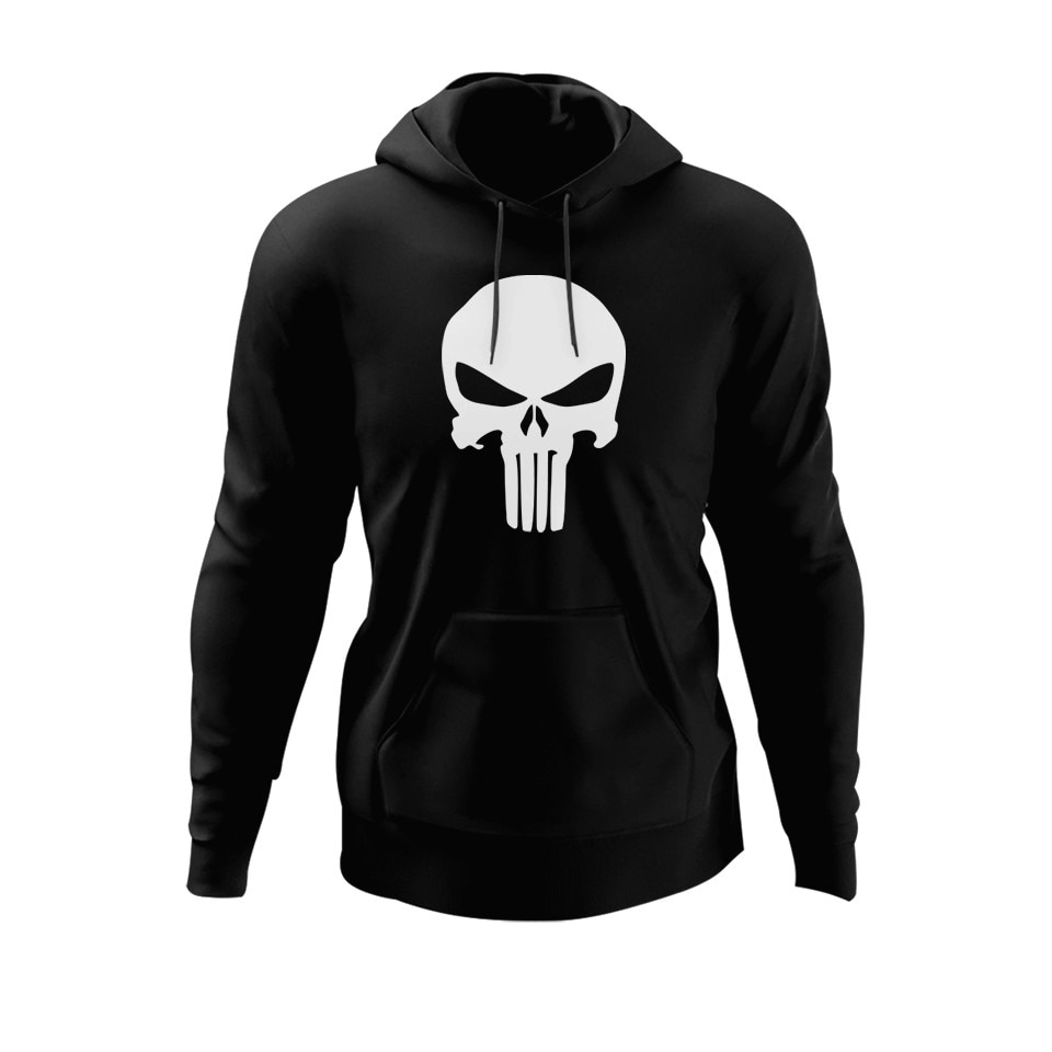 Hanorac copii, The Punisher, Negru