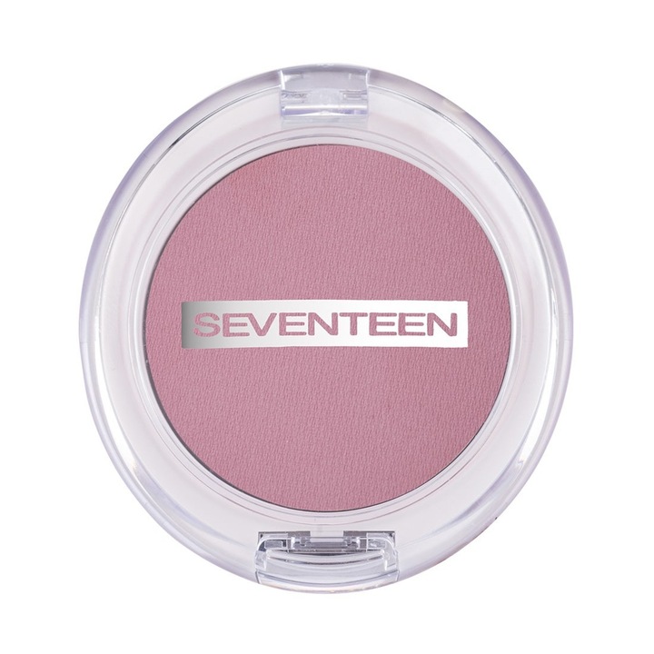 Fard de obraz Natural Matte Silky Blusher,Seventeen,02 Pale Rose,6 g