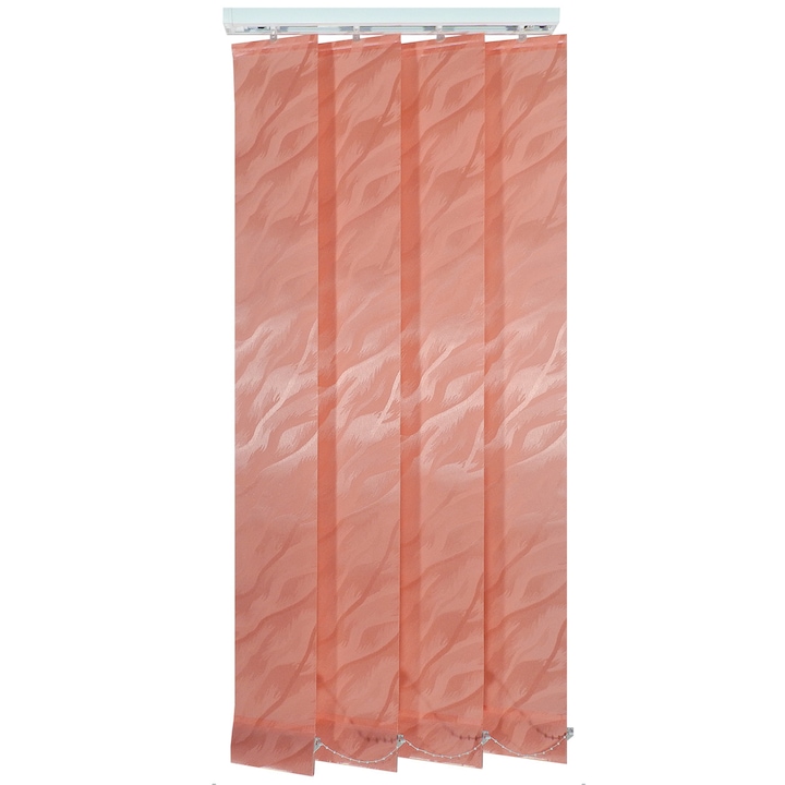 Jaluzele verticale 127mm, L140 x H140 cm, material Shadow 25, Roz