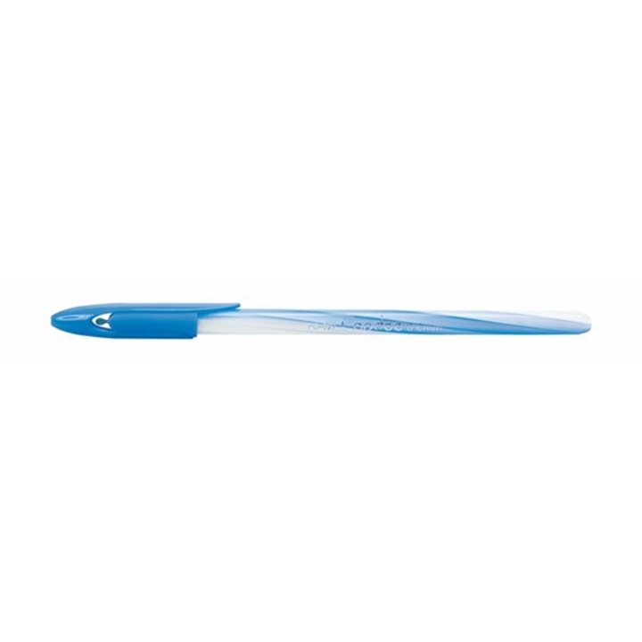 Flexoffice golyóstoll, 0,3 mm, kupakos, "candee", kék