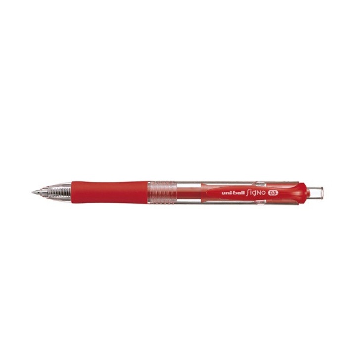 Uni uni-ball signo umn-152 retractable gel ink rollerball pen - red