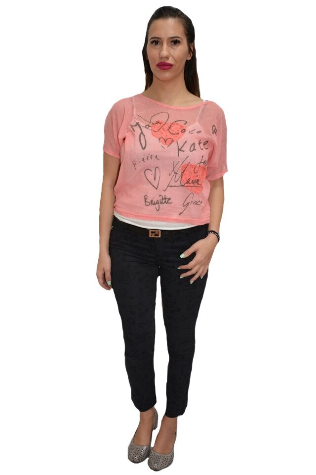 Tricou la moda,design grafic aplicat,croi lejer,D&J Exclusive, Corai