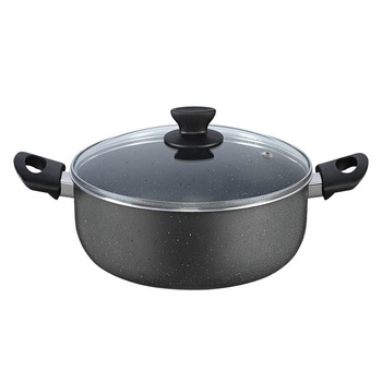 Cratita aluminiu Zilan ZlN1983, 24 cm, 3 l, capac Cratita aluminiu Zilan ZlN1983, 24 cm, 3 l, capac